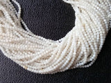 2-2.5mm White Opal Faceted Rondelle Bead, Natural White Opal Bead, Opal Rondelle