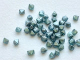 2-2.5mm Blue Rough Diamond Natural Raw Crystal Loose Blue Diamond (1Pcs To 5Pc)