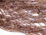 2-2.5mm Ametrine Faceted Rondelle Beads, Natural Ametrine Faceted Beads, 13 Inch