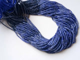 2-2.5mm Blue Sodalite Faceted Rondelle, Sodalite Shaded Beads, Sodalite Faceted