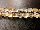 7-10 mm Raw Citrine Stones, Natural Loose Raw Gemstone, Citrine Rough Beads