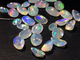 4x6mm-6x8mm Ethiopian Opal Oval Shape Cut Stone, Natural Fire Rare Faceted