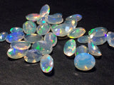 4x6mm-6x8mm Ethiopian Opal Oval Shape Cut Stone, Natural Fire Rare Faceted