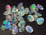 4x6mm-6x8mm Ethiopian Opal Oval Shape Cut Stone, Natural Fire Rare Faceted