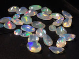 4x6mm-6x8mm Ethiopian Opal Oval Shape Cut Stone, Natural Fire Rare Faceted