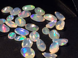 4x6mm-6x8mm Ethiopian Opal Oval Shape Cut Stone, Natural Fire Rare Faceted