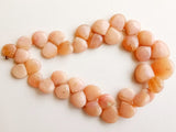 10-14mm Pink Opal Plain Heart Beads, 10-14mm Natural Peruvian Pink Opal Heart