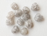 5-6mm Grey Raw Natural Diamond Conflict  Perfect for Prong Setting (2Pc-10Pc)