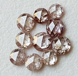 2mm Approx Pink Rose Cut Diamond, Rare Natural Rose Cut Diamond Cabochon