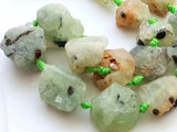 18-25 mm Raw Prehnite Stones, Huge Natural Loose Rough Gemstone, Prehnite Rough