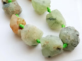 18-25 mm Raw Prehnite Stones, Huge Natural Loose Rough Gemstone, Prehnite Rough