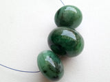 9-20 mm Emerald Plain Rondelle Bead, Natural Huge Emerald Gemstone, RARE Emerald