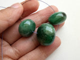 9-20 mm Emerald Plain Rondelle Bead, Natural Huge Emerald Gemstone, RARE Emerald