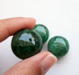 14.5-21 mm Emerald Plain Rondelle Bead, Natural Huge Emerald Gemstone, Drilled