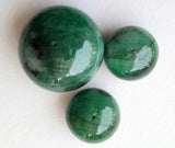 16-25 mm Emerald Plain Rondelle Bead, Natural Huge Emerald Gemstone, RARE