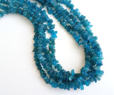 8-14 mm Neon Apatite Rough Chip Beads, Natural Raw Apatite Briolette Beads, Neon