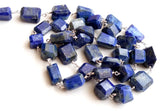 6-13mm Lapis Lazuli Rosary Lapis Lazuli Facet Step Cut Tumbles Connector Chains