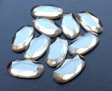 5.5x10.5mm Moissanite Diamonds, Oval Synthetic Moissanite Polki Diamonds