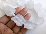 15-27 mm Raw Crystal Quartz Stones, Huge Natural Loose Rough Gemstone, Crystal