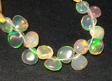 5-7mm Ethiopian Welo Opal Plain Heart Shaped Briolettes, Opal Heart Beads