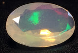 8.3x11.5mm Huge Ethiopian Opal, Oval Faceted Opal, Fancy Cut For Ring, 2 cts