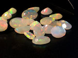 6x7.5mm-7.5x10mm Ethiopian Opal Oval Shape Cut Stone, Fire Rare Ethiopian Opal