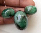 16-25 mm Emerald Plain Rondelle Bead, Natural Huge Emerald Gemstone, RARE