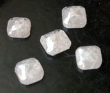White Cushion Shaped Diamond, 3.3-3.6mm Cushion Cut Diamond for Pendant-PPD62