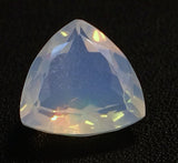 8.5mm Huge Ethiopian Opal, Trillion Faceted Opal, Fancy Cut For Ring, 1.15 Cts