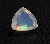 8.5mm Huge Ethiopian Opal, Trillion Faceted Opal, Fancy Cut For Ring, 1.15 Cts