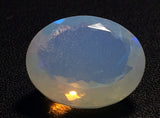 9.9x13.6mm Huge Ethiopian Opal, Oval Faceted Opal, Fancy Cut For Ring, 3.5 Cts