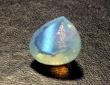 6.9mm Ethiopian Opal Faceted Heart Cut Stone, 0.85 Cts Faceted Fire Opal