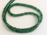 2.8-6mm Emerald Faceted Beads, Natural Emerald Faceted Rondelle Beads, Original