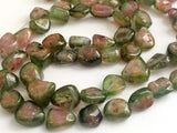 8-12 mm Rare Watermelon Tourmaline Beads, Natural Watermelon Tourmaline