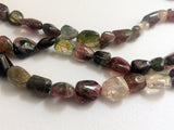 8-13 mm Rare Multi Tourmaline Beads, Natural Multi Tourmaline Plain Tumble Beads