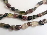 8-13 mm Rare Multi Tourmaline Beads, Natural Multi Tourmaline Plain Tumble Beads