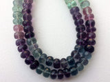 6.5-7mm Fluorite Faceted Rondelle Beads, Natural Multi Fluorite Beads, Fluorite