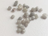 2.5-4.5mm Grey White Rough Diamond Natural Conflict Free For Diamond (5Pc- 10Pc)