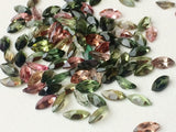 2x4mm Multi Tourmaline Marquise Shape Cut Stones, Faceted Tourmaline Marquise