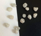 4-5.5mm White Grey Rough Conflict Free Diamond  For Jewelry (3Pcs To 15Pcs)