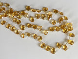 5x7 mm-7x9 mm Citrine Faceted Pear Bead, Natural Citrine Faceted Pear Briolettes