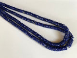 8-12 mm Lapis Lazuli Spacer Beads, Natural Lapis Lazuli Faceted Spacer Beads