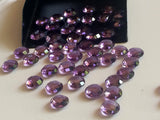 9mm Natural Round Check board Amethyst, Calibrated Amethyst Both Side Faceted