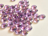 9mm Natural Round Check board Amethyst, Calibrated Amethyst Both Side Faceted