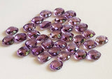 8-8.5mm Amethyst Cabochon, Natural Cushion Cut Check board Both Side Faceted