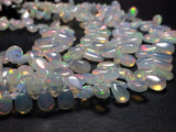 4x6-5x8 mm Ethiopian Welo Opal Plain Pear Shaped Briolettes, Opal Pear Beads