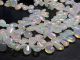 4x6-5x8 mm Ethiopian Welo Opal Plain Pear Shaped Briolettes, Opal Pear Beads