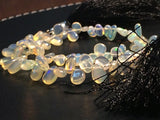 4x6-3x5 mm Ethiopian Welo Opal Plain Pear Shaped Briolettes, Opal Pear Beads