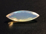 5.7x15.3mm Huge Ethiopian Opal, Marquise Faceted Opal, Fancy Cut Stone For Ring