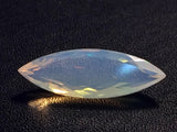 5.7x15.3mm Huge Ethiopian Opal, Marquise Faceted Opal, Fancy Cut Stone For Ring